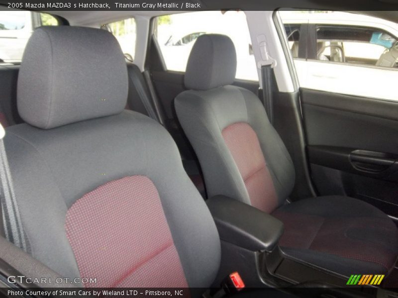 Titanium Gray Metallic / Black 2005 Mazda MAZDA3 s Hatchback