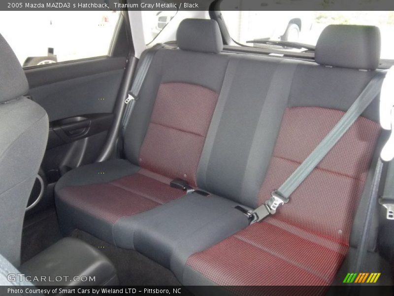 Titanium Gray Metallic / Black 2005 Mazda MAZDA3 s Hatchback