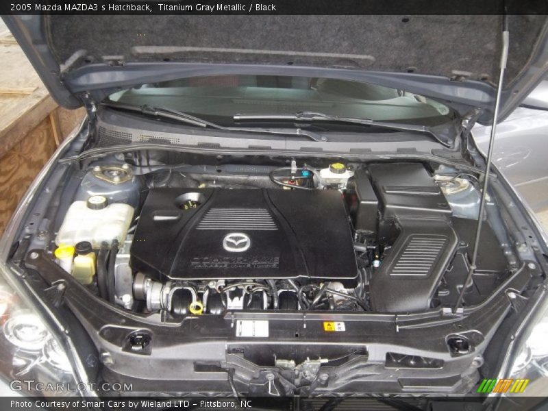 Titanium Gray Metallic / Black 2005 Mazda MAZDA3 s Hatchback