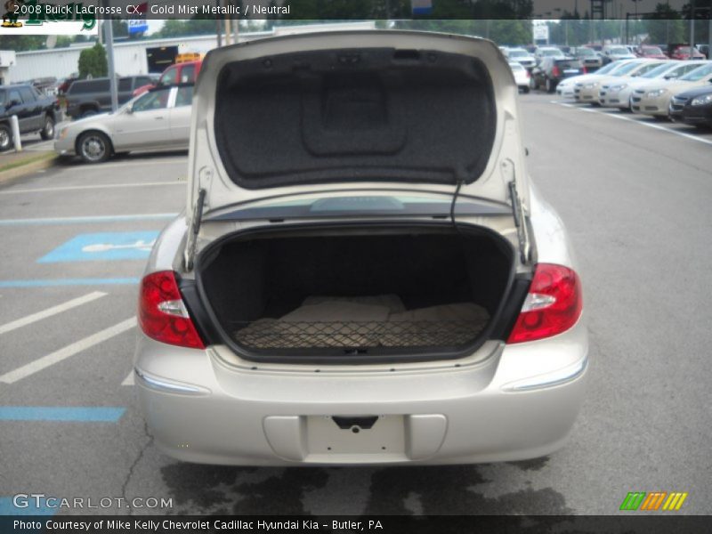 Gold Mist Metallic / Neutral 2008 Buick LaCrosse CX