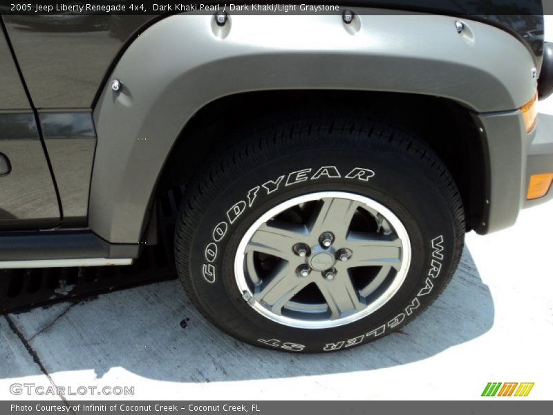 Dark Khaki Pearl / Dark Khaki/Light Graystone 2005 Jeep Liberty Renegade 4x4