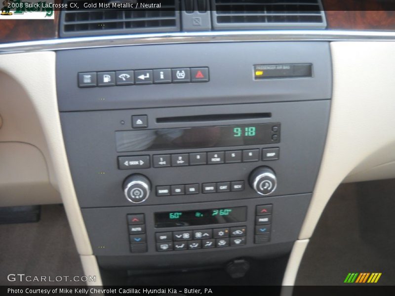 Gold Mist Metallic / Neutral 2008 Buick LaCrosse CX