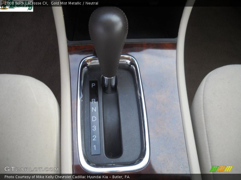 Gold Mist Metallic / Neutral 2008 Buick LaCrosse CX