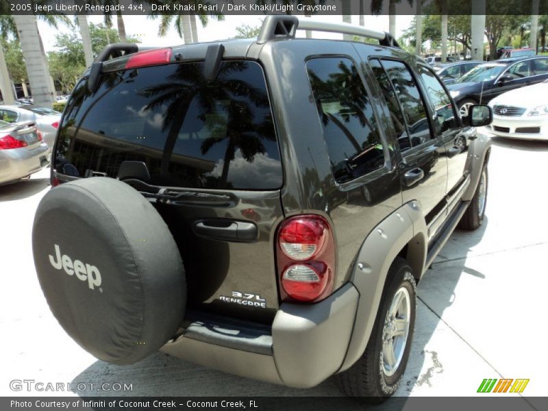 Dark Khaki Pearl / Dark Khaki/Light Graystone 2005 Jeep Liberty Renegade 4x4