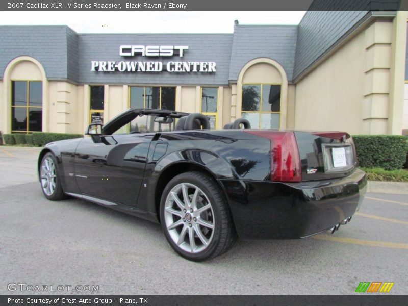 Black Raven / Ebony 2007 Cadillac XLR -V Series Roadster