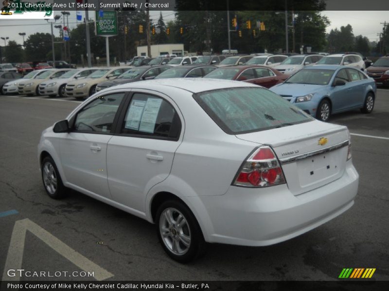 Summit White / Charcoal 2011 Chevrolet Aveo LT Sedan