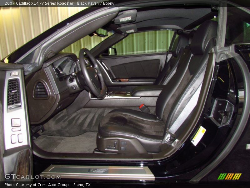  2007 XLR -V Series Roadster Ebony Interior