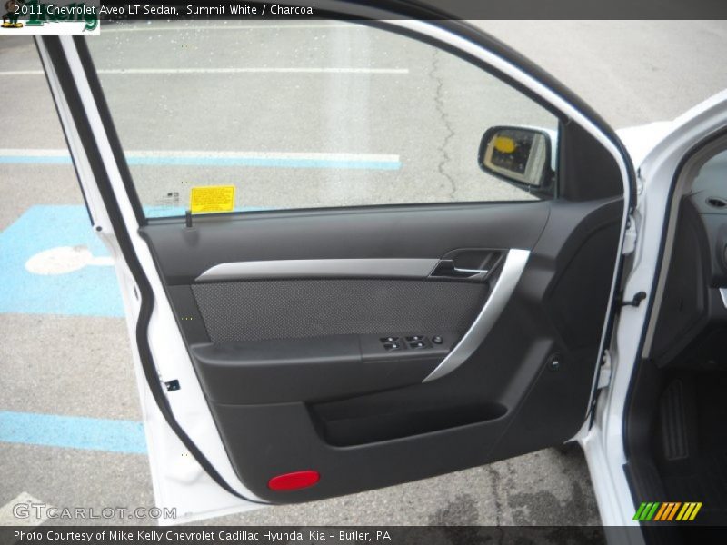 Summit White / Charcoal 2011 Chevrolet Aveo LT Sedan