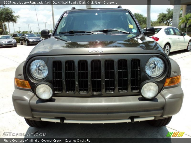 Dark Khaki Pearl / Dark Khaki/Light Graystone 2005 Jeep Liberty Renegade 4x4