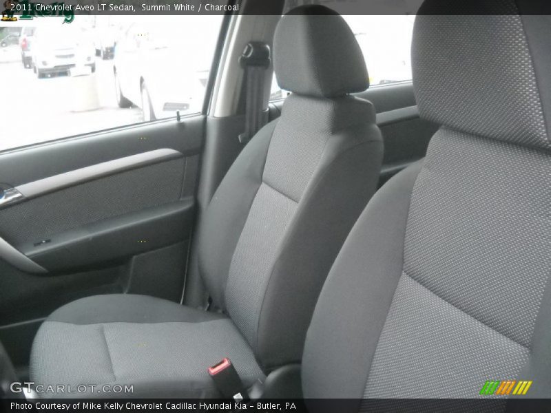 Summit White / Charcoal 2011 Chevrolet Aveo LT Sedan