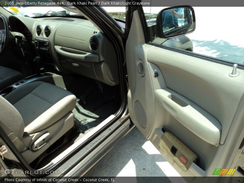 Dark Khaki Pearl / Dark Khaki/Light Graystone 2005 Jeep Liberty Renegade 4x4