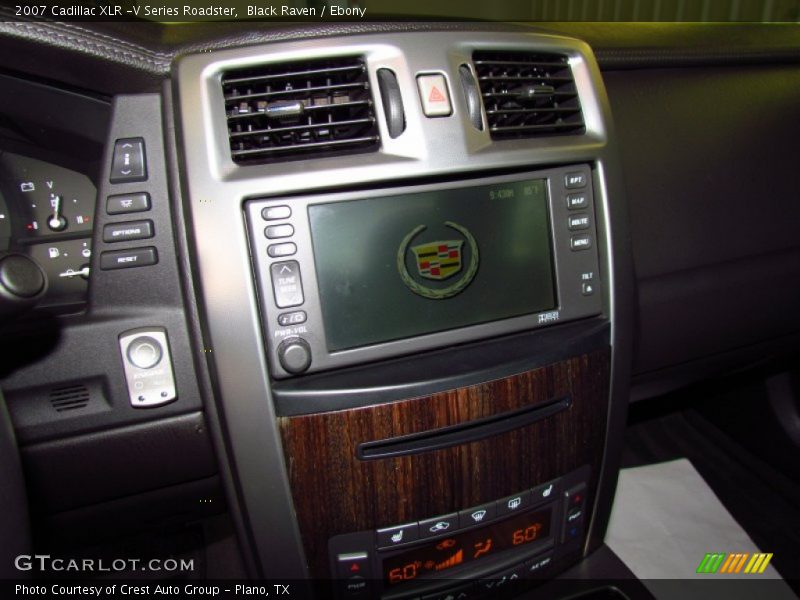 Controls of 2007 XLR -V Series Roadster
