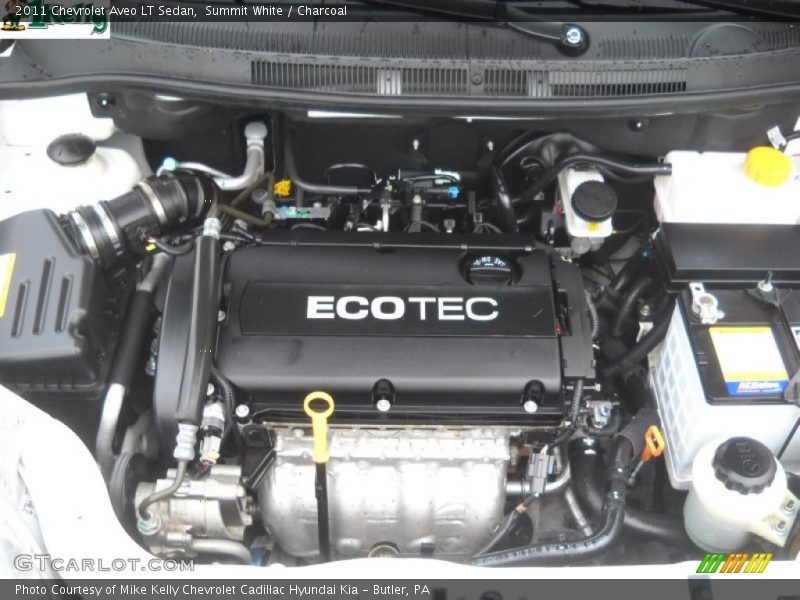 Summit White / Charcoal 2011 Chevrolet Aveo LT Sedan