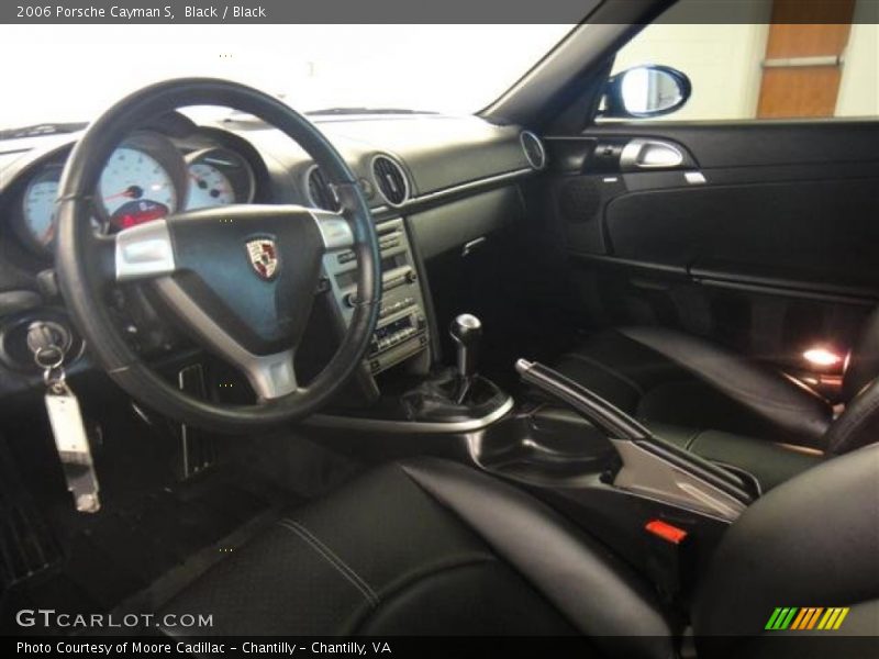 Black / Black 2006 Porsche Cayman S