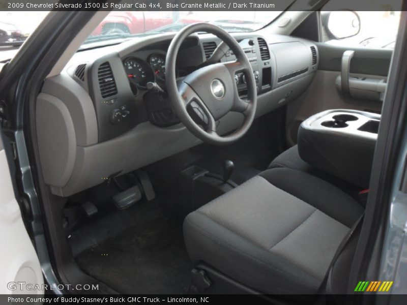 Dark Titanium Interior - 2009 Silverado 1500 LS Regular Cab 4x4 