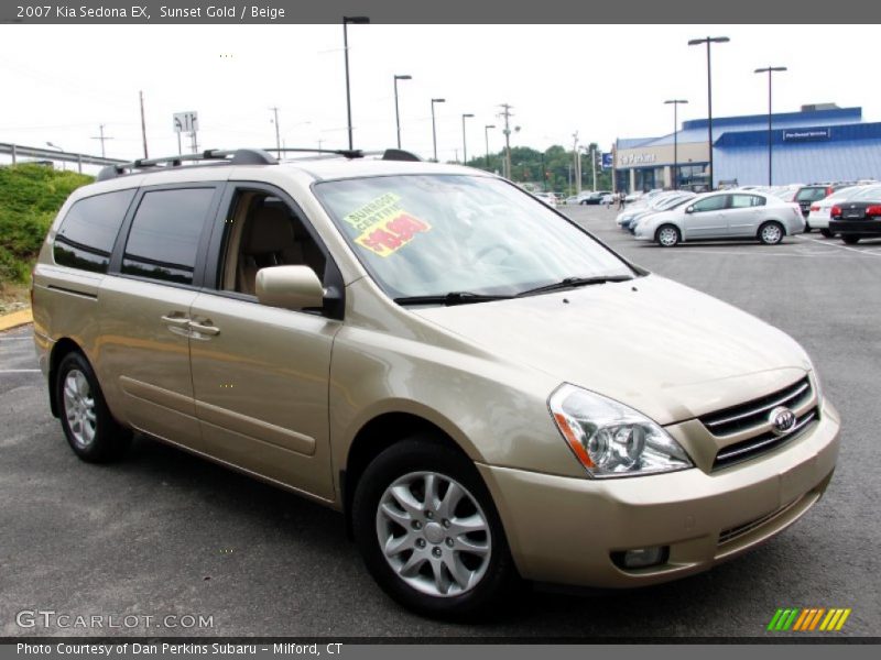 Sunset Gold / Beige 2007 Kia Sedona EX