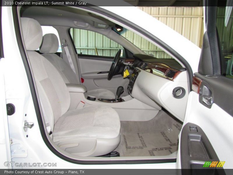 Summit White / Gray 2010 Chevrolet Impala LT