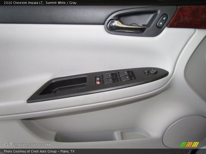 Summit White / Gray 2010 Chevrolet Impala LT