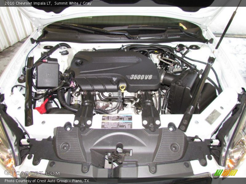 Summit White / Gray 2010 Chevrolet Impala LT