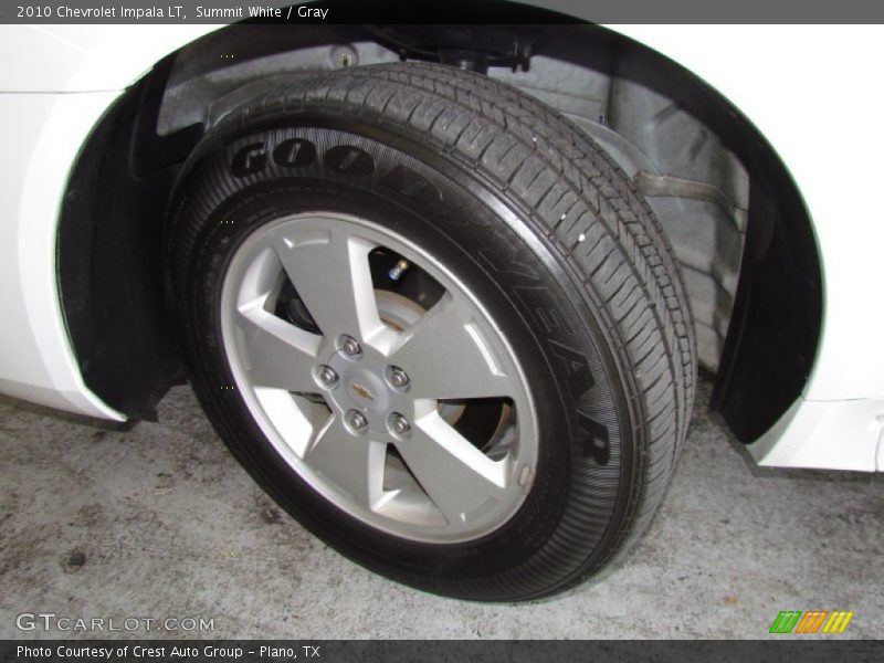 Summit White / Gray 2010 Chevrolet Impala LT