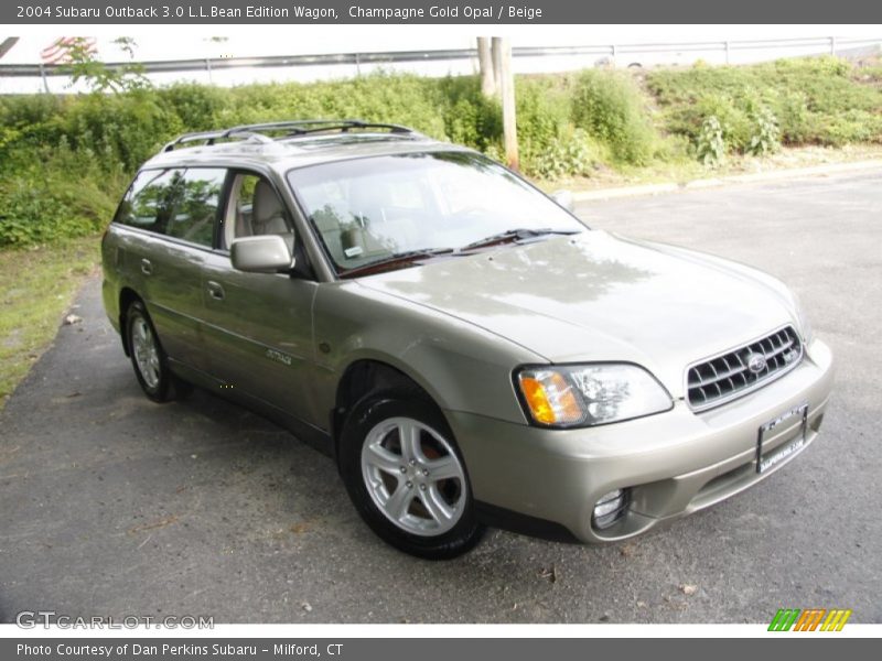 Champagne Gold Opal / Beige 2004 Subaru Outback 3.0 L.L.Bean Edition Wagon