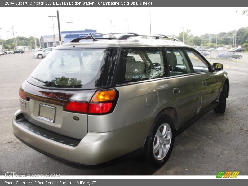 Champagne Gold Opal / Beige 2004 Subaru Outback 3.0 L.L.Bean Edition Wagon
