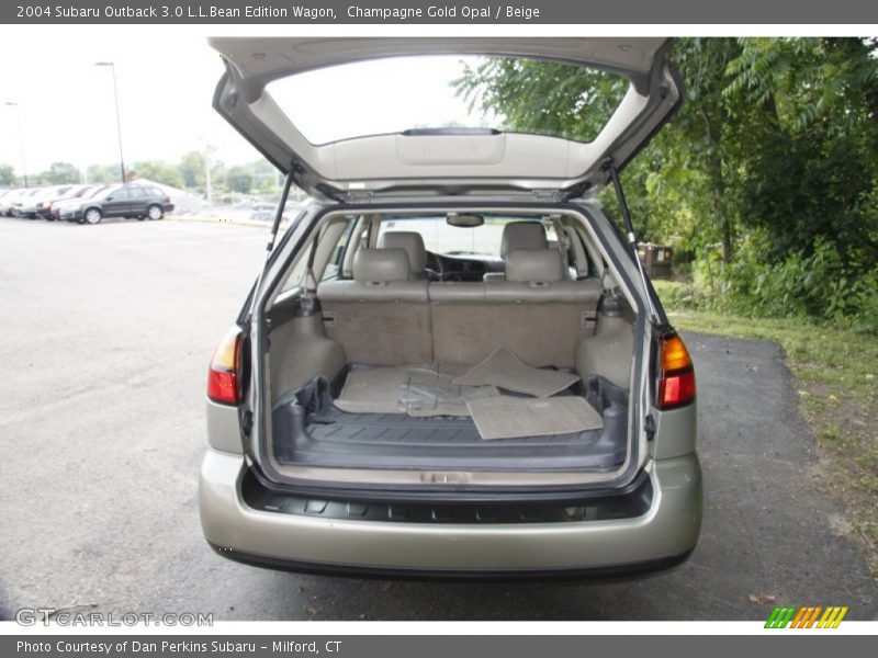 Champagne Gold Opal / Beige 2004 Subaru Outback 3.0 L.L.Bean Edition Wagon