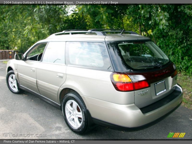 Champagne Gold Opal / Beige 2004 Subaru Outback 3.0 L.L.Bean Edition Wagon