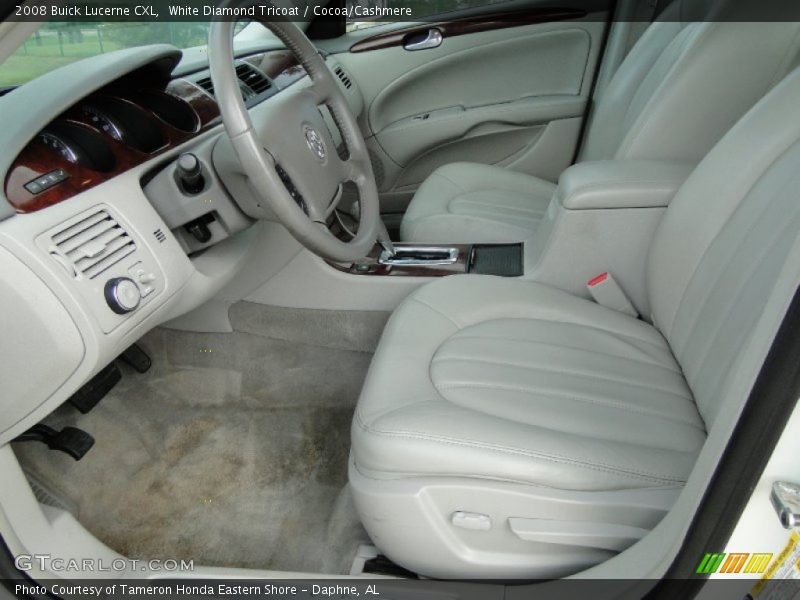 White Diamond Tricoat / Cocoa/Cashmere 2008 Buick Lucerne CXL