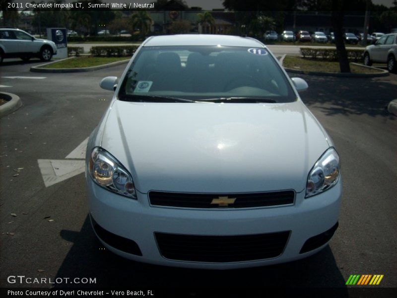 Summit White / Neutral 2011 Chevrolet Impala LT