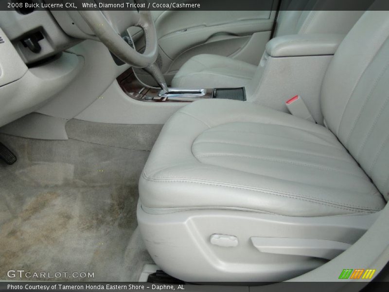 White Diamond Tricoat / Cocoa/Cashmere 2008 Buick Lucerne CXL