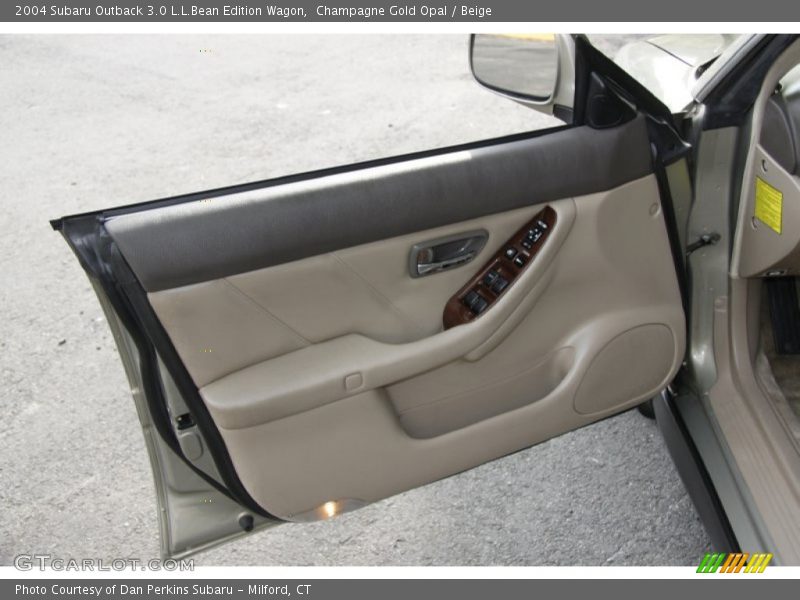 Champagne Gold Opal / Beige 2004 Subaru Outback 3.0 L.L.Bean Edition Wagon