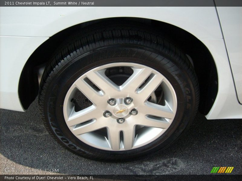 Summit White / Neutral 2011 Chevrolet Impala LT