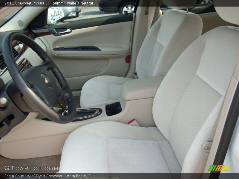Summit White / Neutral 2011 Chevrolet Impala LT