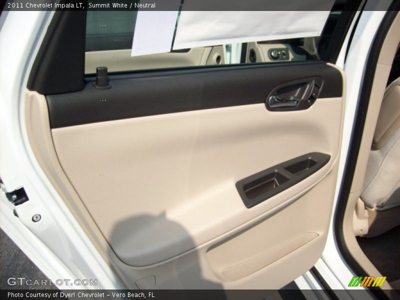 Summit White / Neutral 2011 Chevrolet Impala LT