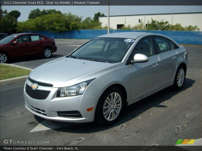 Silver Ice Metallic / Medium Titanium 2011 Chevrolet Cruze ECO