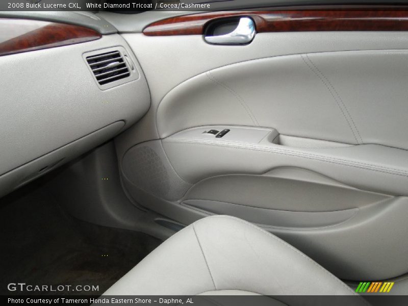 White Diamond Tricoat / Cocoa/Cashmere 2008 Buick Lucerne CXL