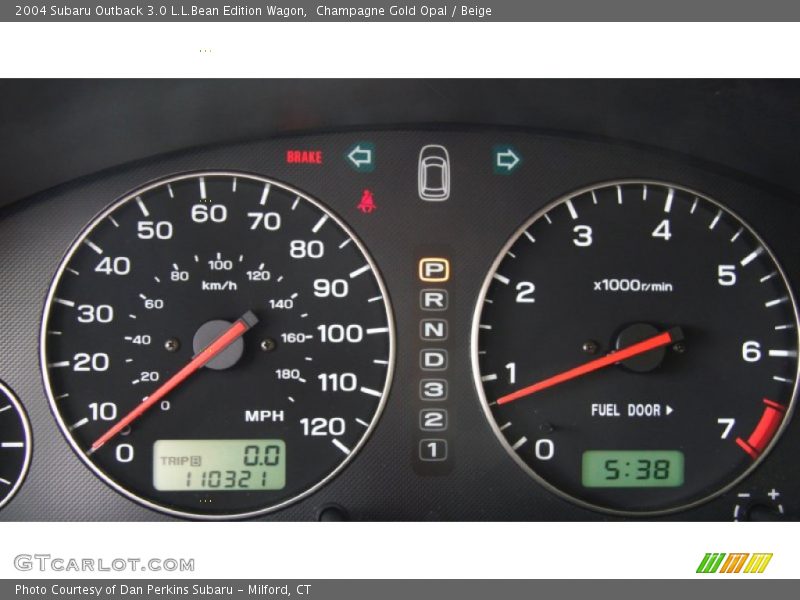 Champagne Gold Opal / Beige 2004 Subaru Outback 3.0 L.L.Bean Edition Wagon