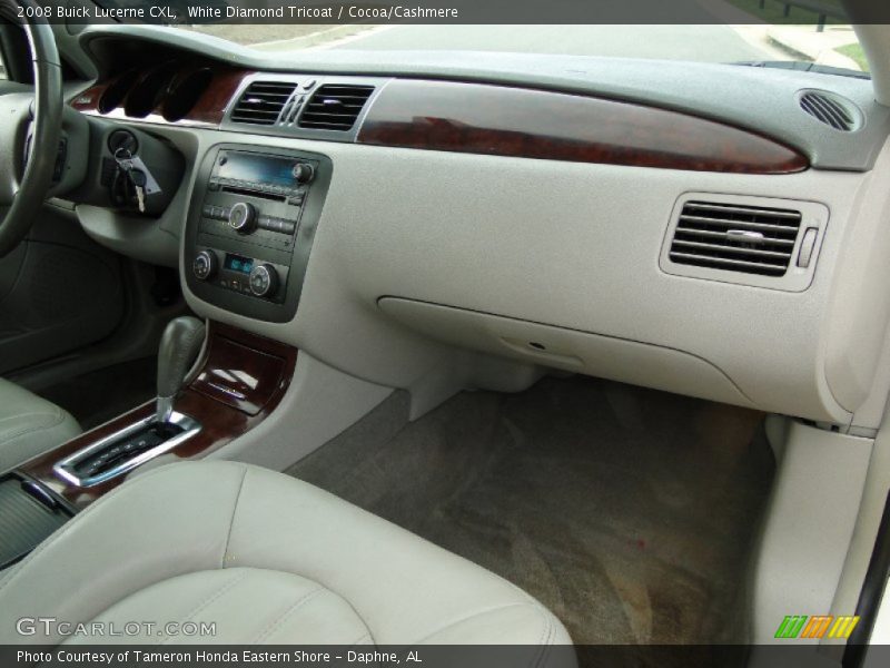 White Diamond Tricoat / Cocoa/Cashmere 2008 Buick Lucerne CXL