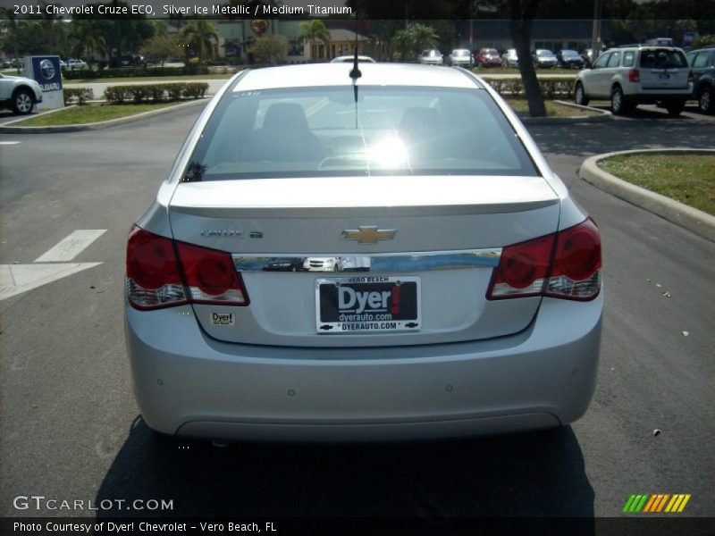 Silver Ice Metallic / Medium Titanium 2011 Chevrolet Cruze ECO
