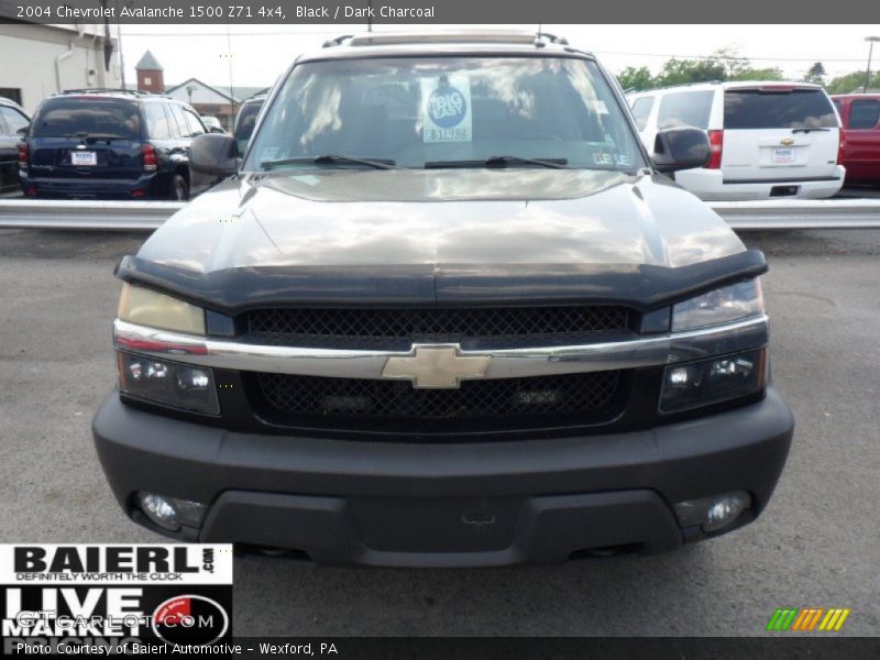 Black / Dark Charcoal 2004 Chevrolet Avalanche 1500 Z71 4x4