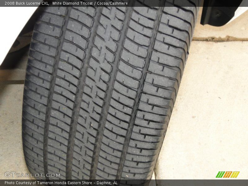 White Diamond Tricoat / Cocoa/Cashmere 2008 Buick Lucerne CXL