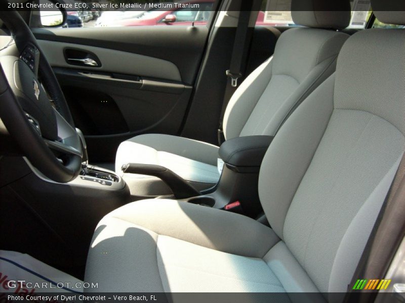 Silver Ice Metallic / Medium Titanium 2011 Chevrolet Cruze ECO