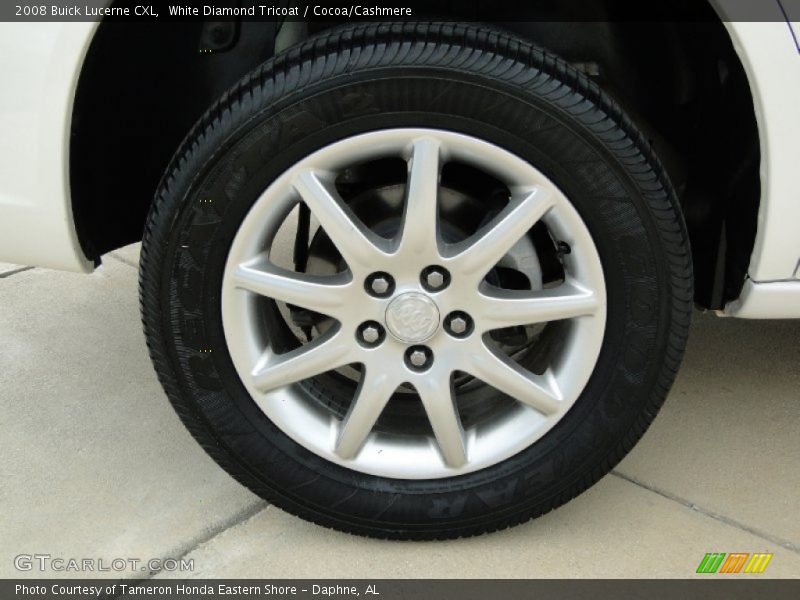 White Diamond Tricoat / Cocoa/Cashmere 2008 Buick Lucerne CXL
