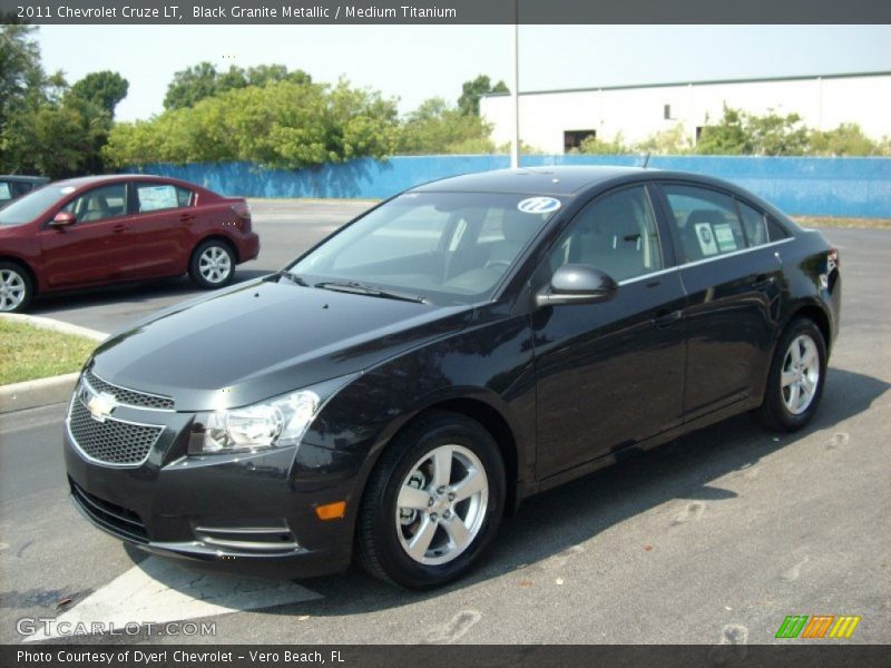 Black Granite Metallic / Medium Titanium 2011 Chevrolet Cruze LT