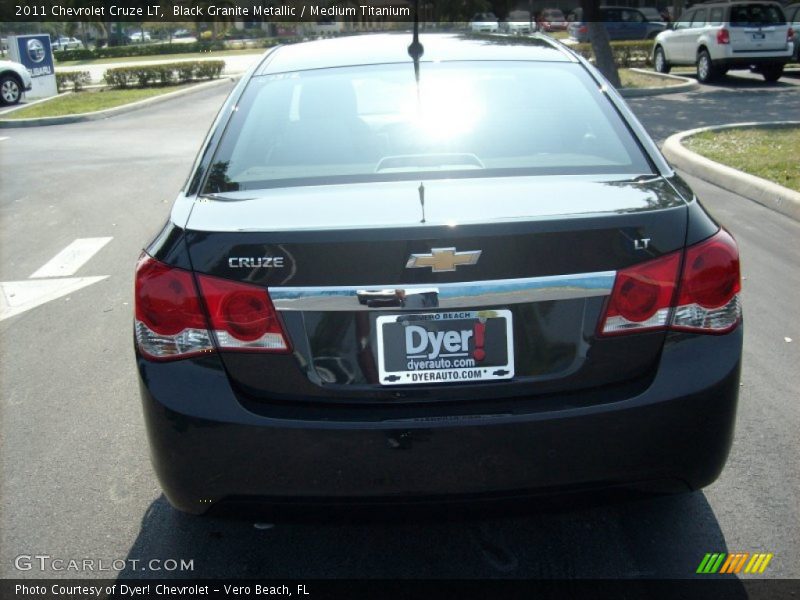 Black Granite Metallic / Medium Titanium 2011 Chevrolet Cruze LT
