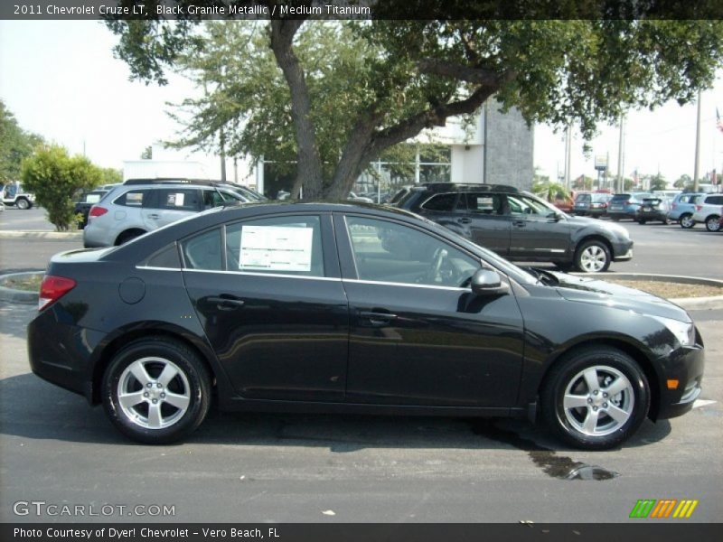 Black Granite Metallic / Medium Titanium 2011 Chevrolet Cruze LT