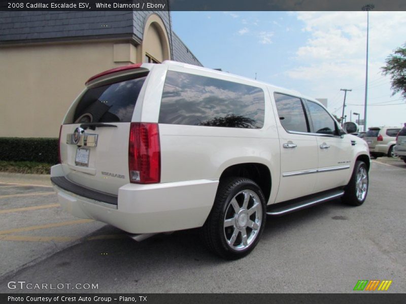 White Diamond / Ebony 2008 Cadillac Escalade ESV