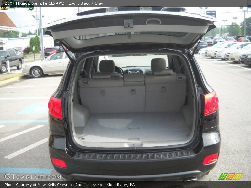 Ebony Black / Gray 2007 Hyundai Santa Fe GLS 4WD