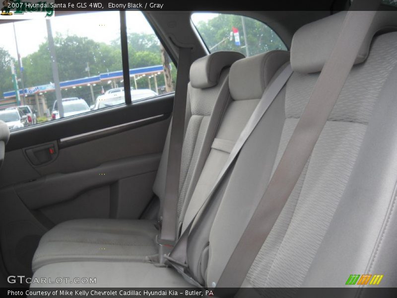 Ebony Black / Gray 2007 Hyundai Santa Fe GLS 4WD
